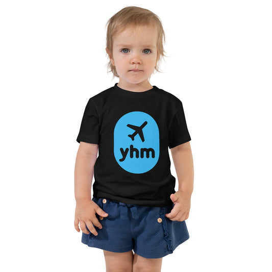 YHM Hamilton Toddler T-Shirt • Airplane Window Design in Sky Blue • YHM Designs - Image 02