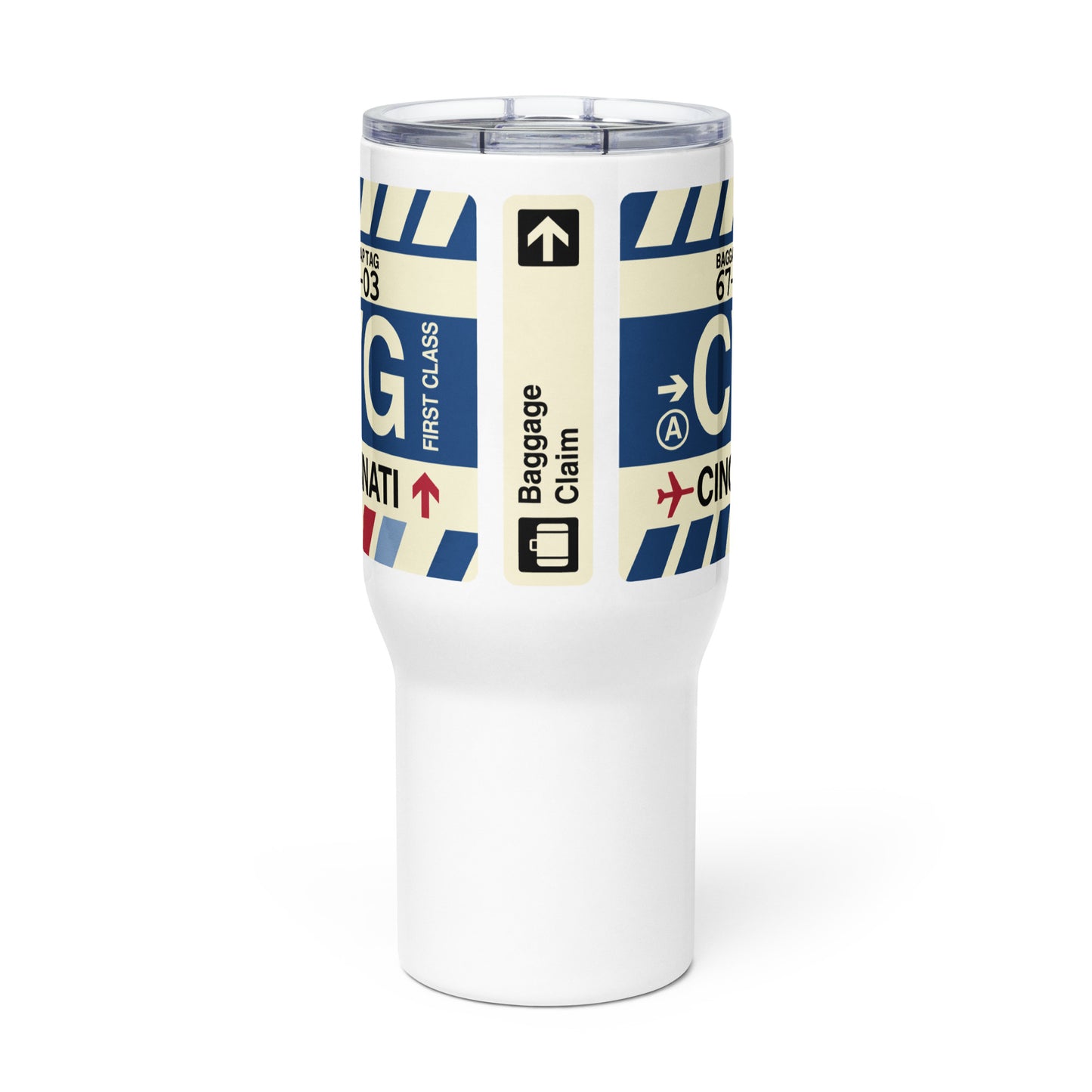 Souvenir Travel Mug • CVG Cincinnati • YHM Designs - Image 03