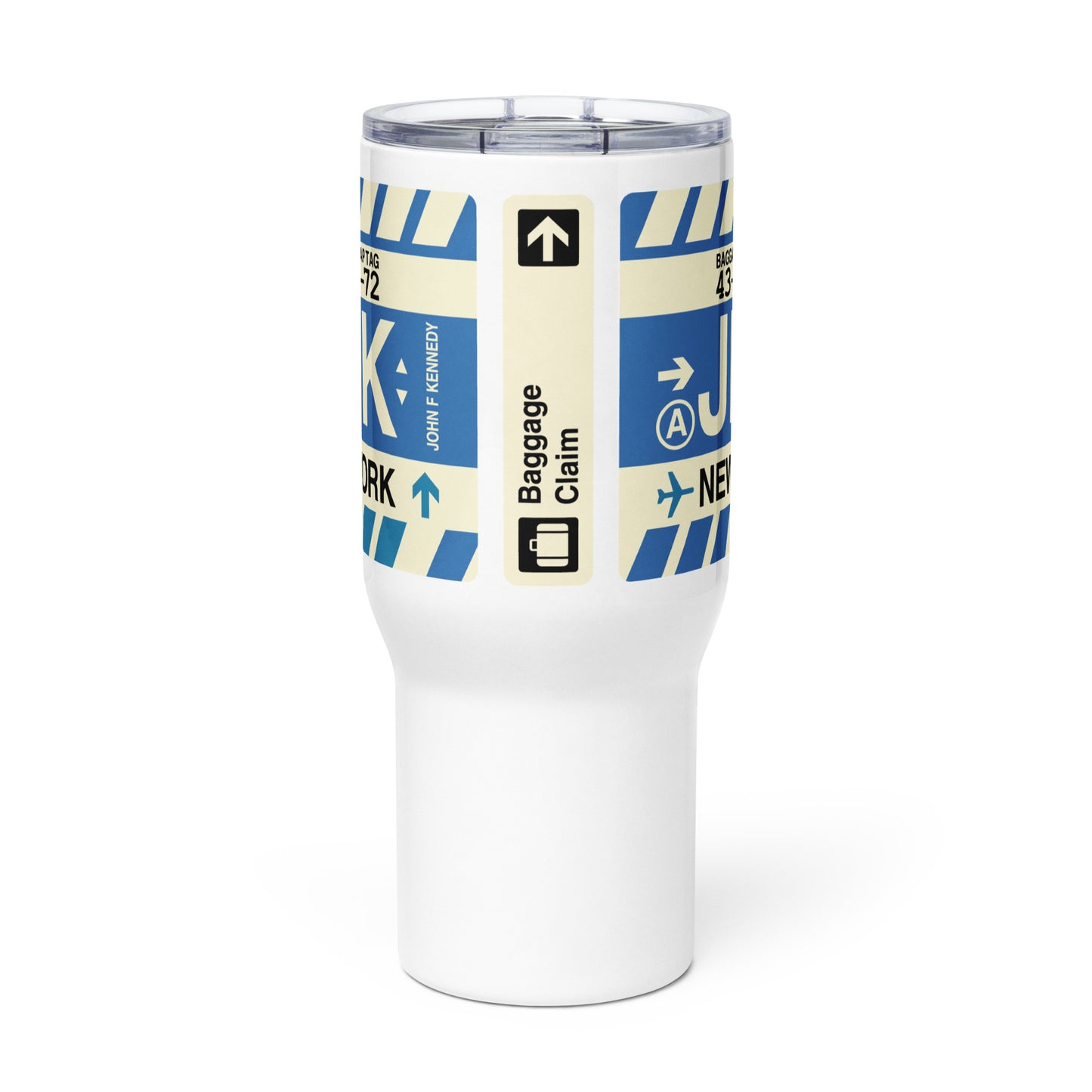 Souvenir Travel Mug • JFK New York City • YHM Designs - Image 03