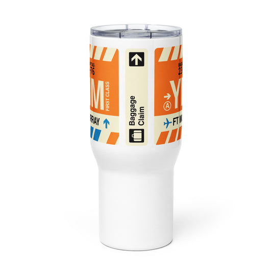 Souvenir Travel Mug • YMM Fort McMurray • YHM Designs - Image 02