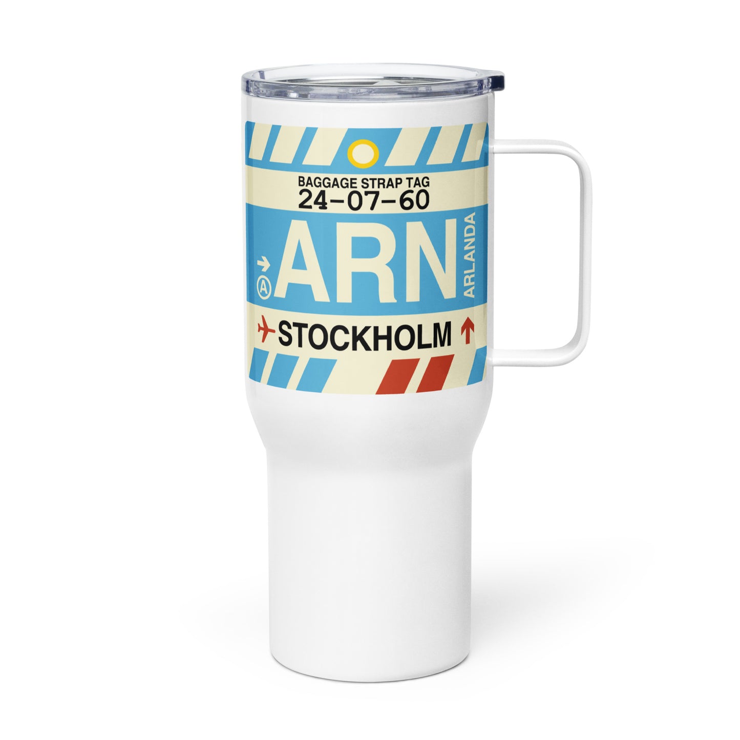 Souvenir Travel Mug • ARN Stockholm • YHM Designs - Image 01