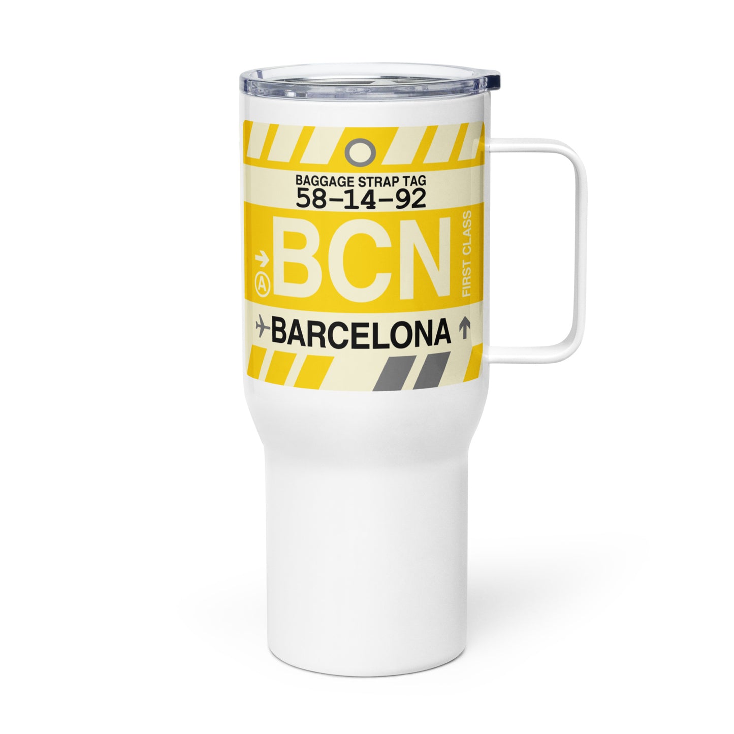 Souvenir Travel Mug • BCN Barcelona • YHM Designs - Image 01