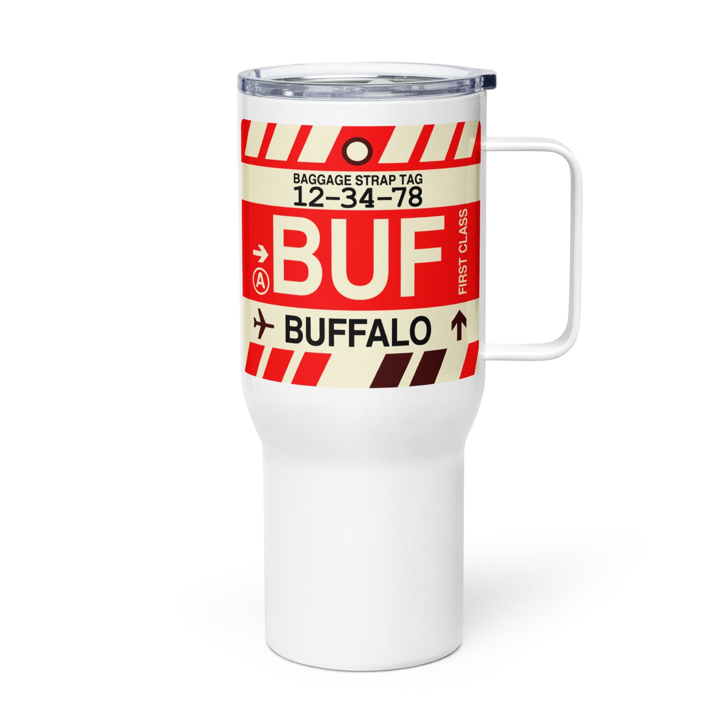 Souvenir Travel Mug • BUF Buffalo • YHM Designs - Image 01