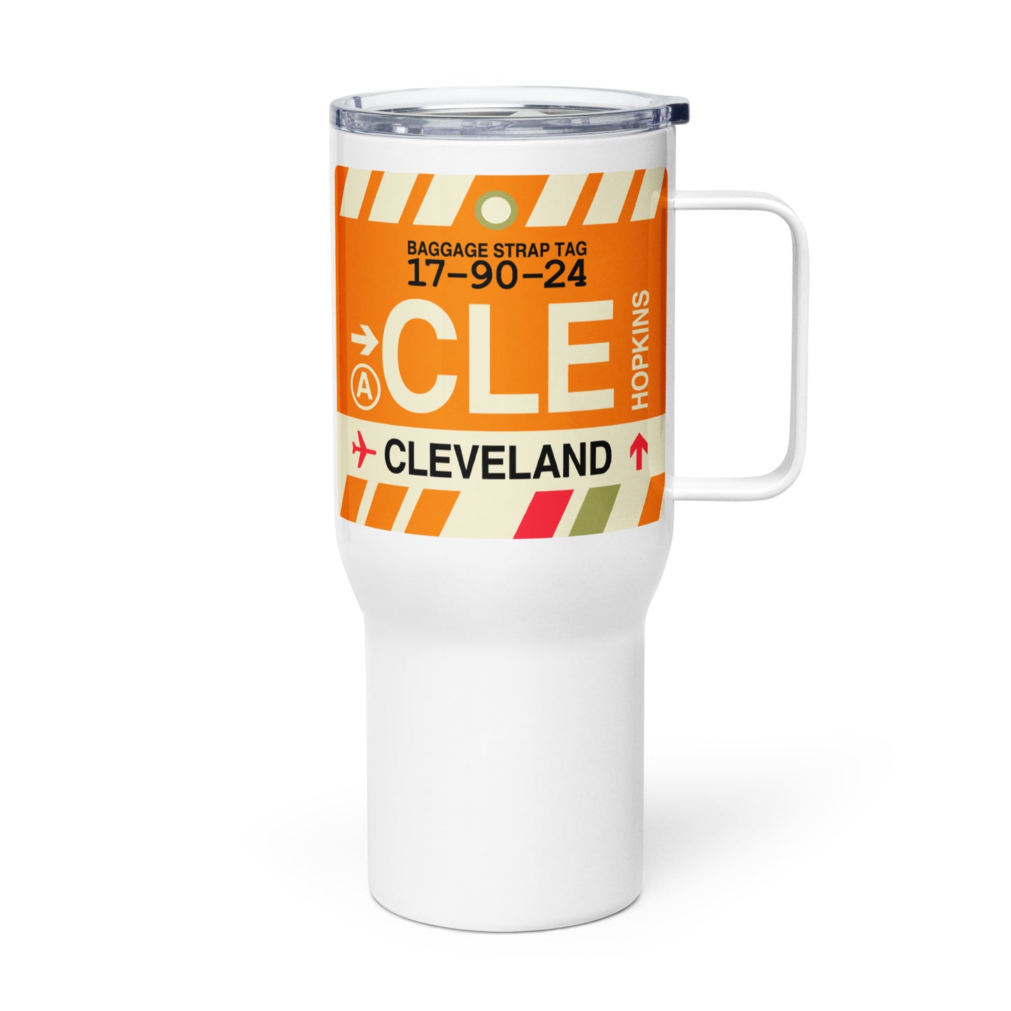 Souvenir Travel Mug • CLE Cleveland • YHM Designs - Image 01