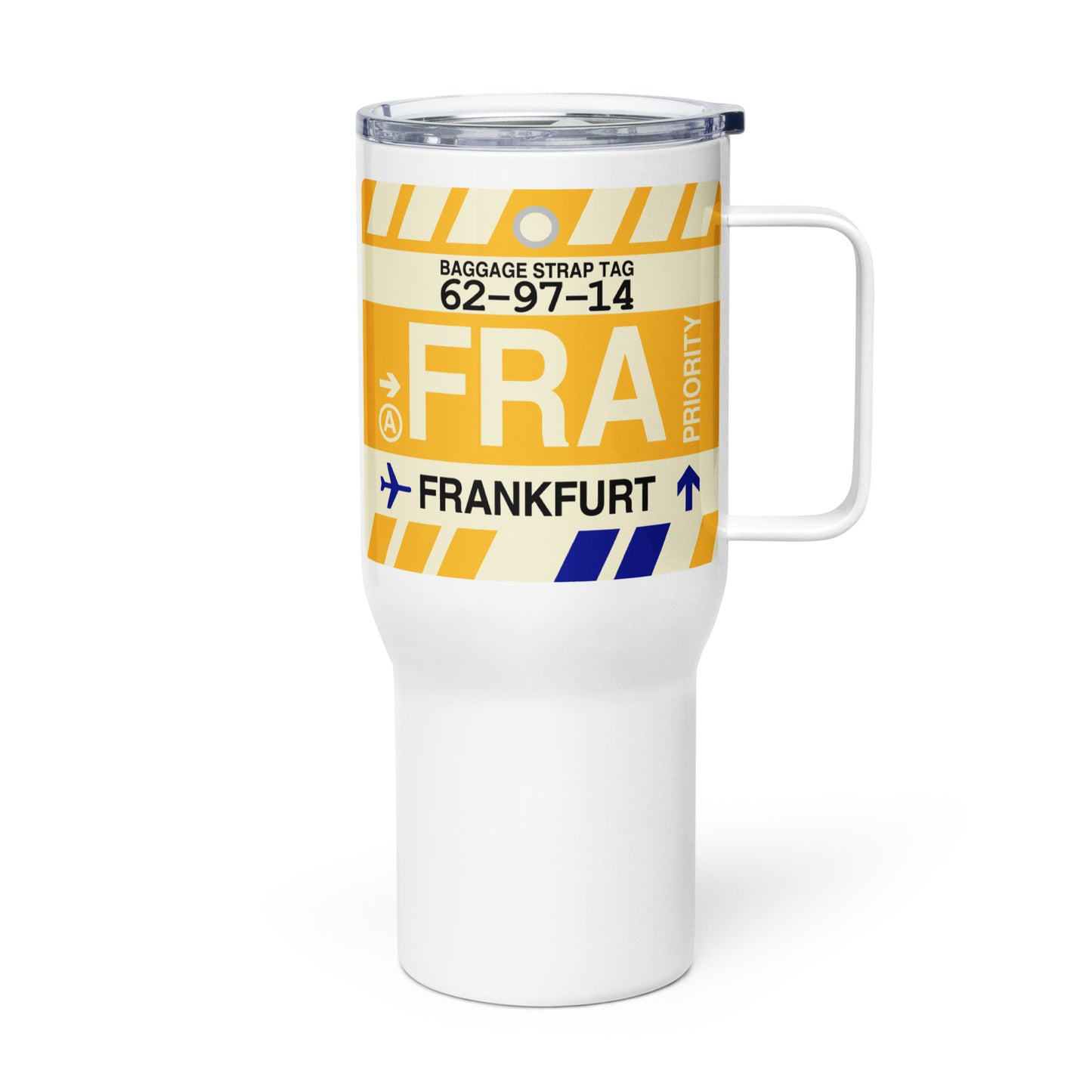 Souvenir Travel Mug • FRA Frankfurt • YHM Designs - Image 01