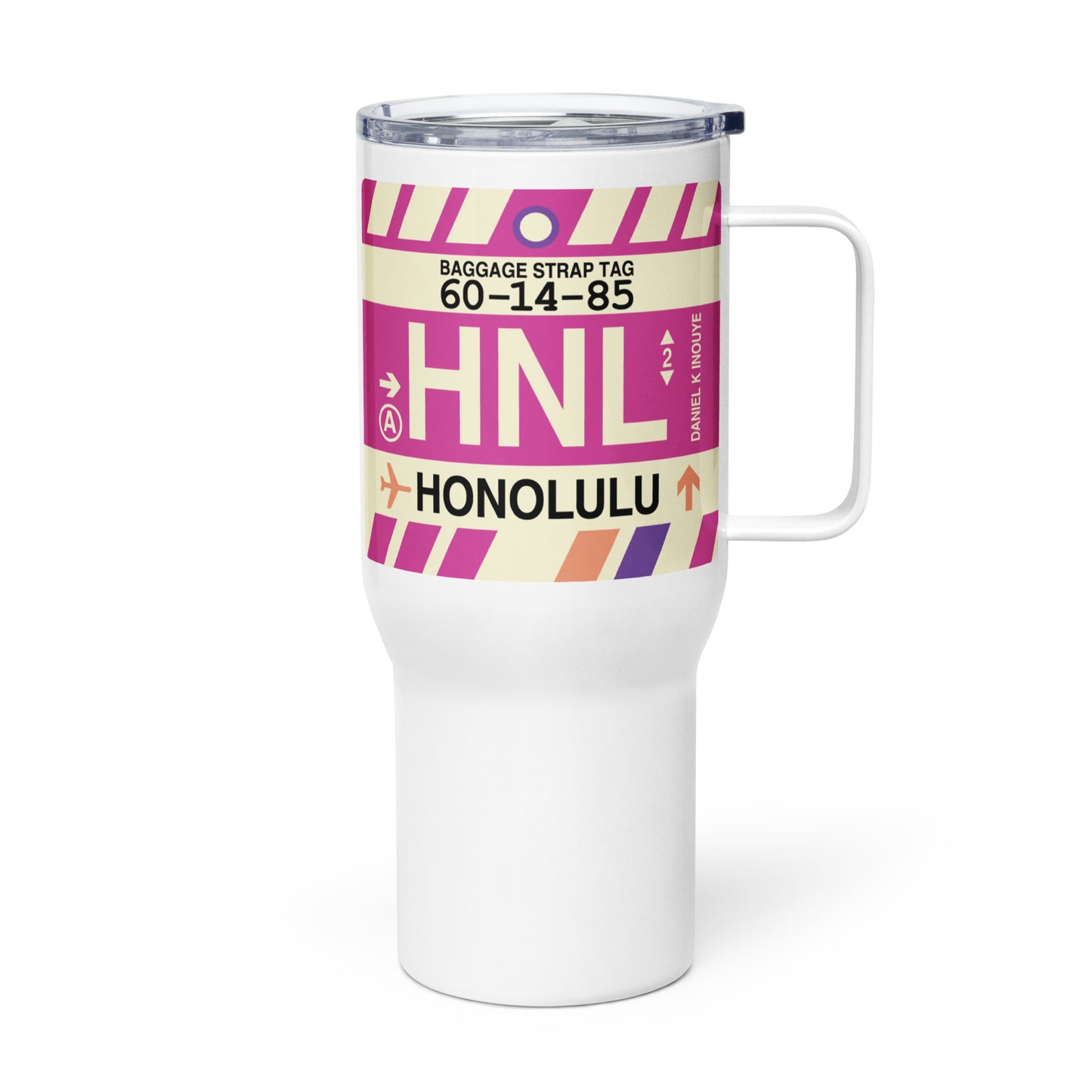 Souvenir Travel Mug • HNL Honolulu • YHM Designs - Image 01