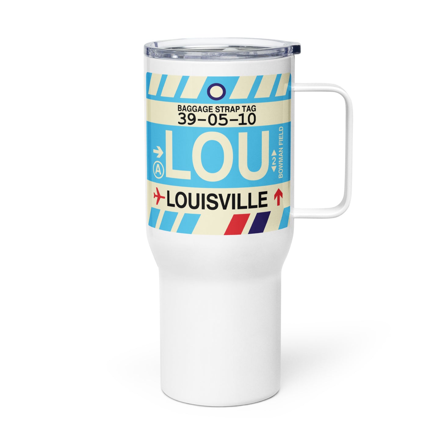 Souvenir Travel Mug • LOU Louisville • YHM Designs - Image 01