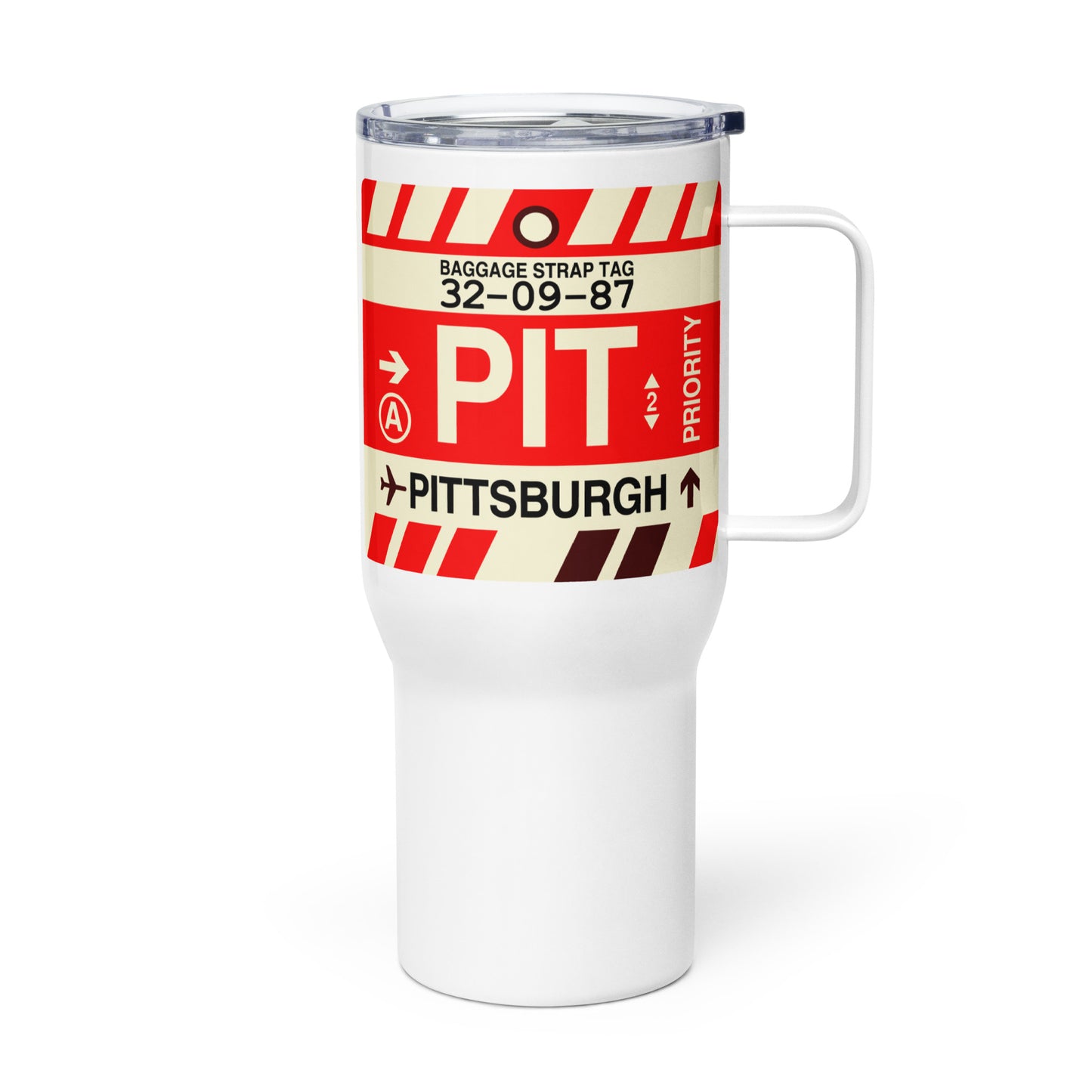 Souvenir Travel Mug • PIT Pittsburgh • YHM Designs - Image 01
