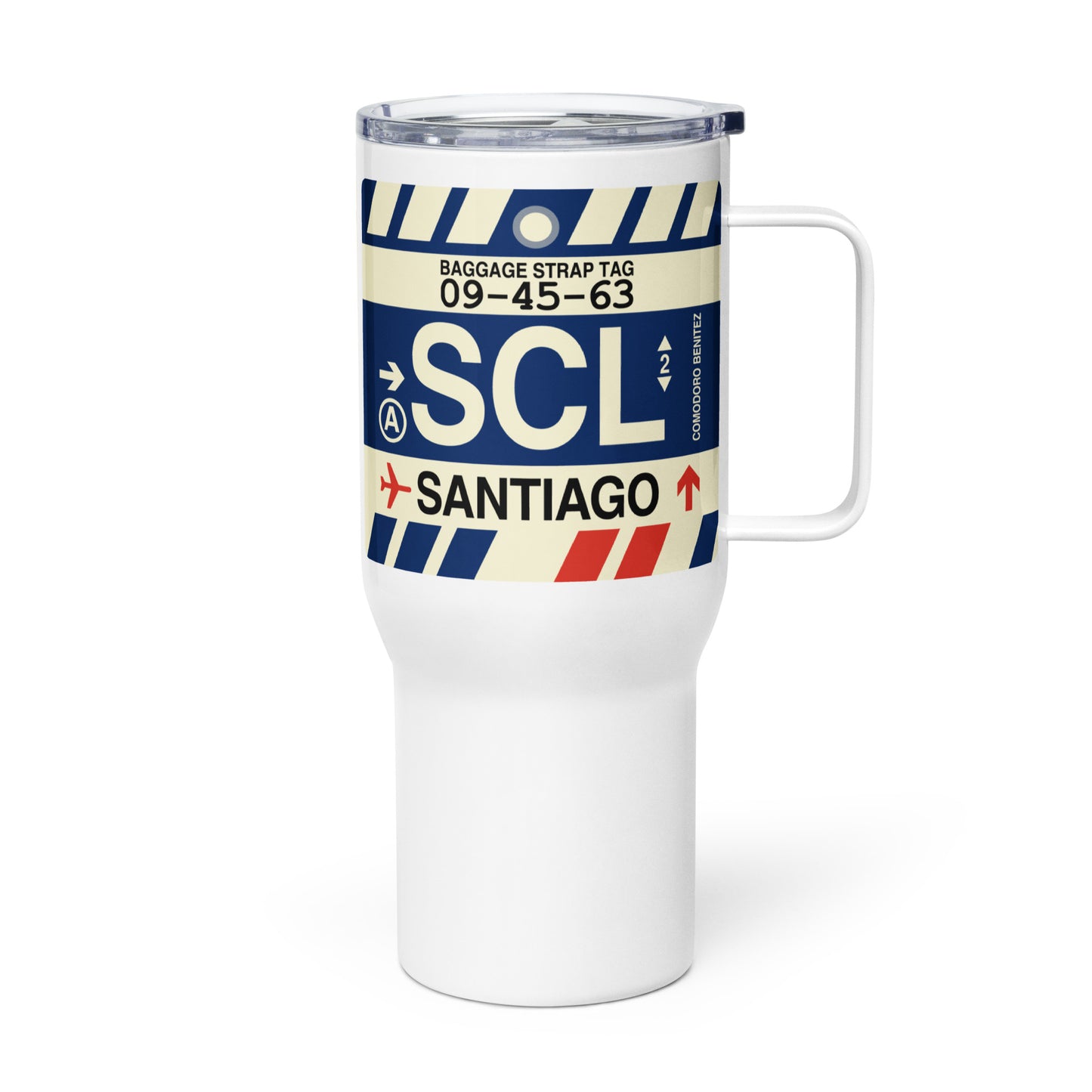 Souvenir Travel Mug • SCL Santiago • YHM Designs - Image 01