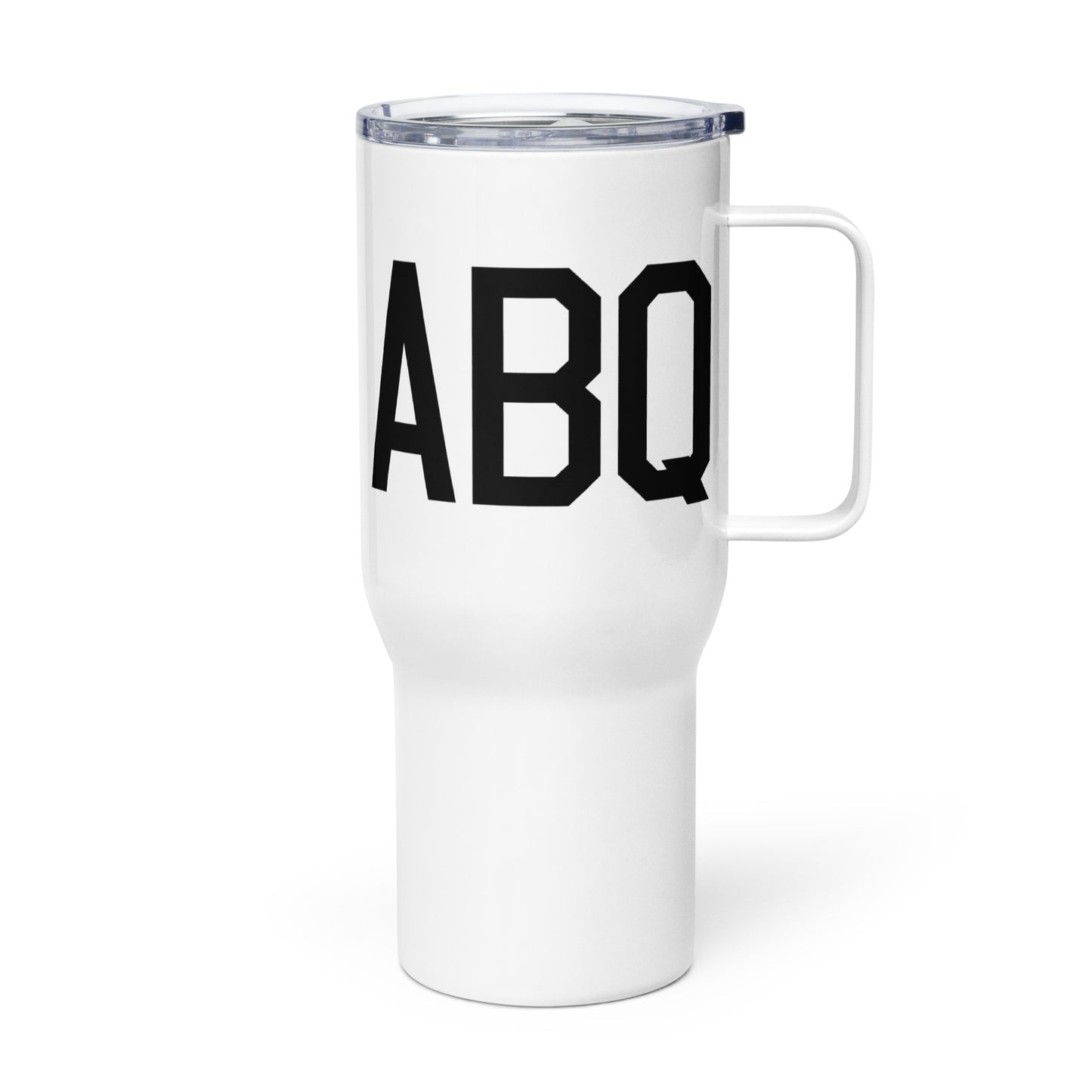 Aviation Gift Travel Mug • ABQ Albuquerque • YHM Designs - Image 01