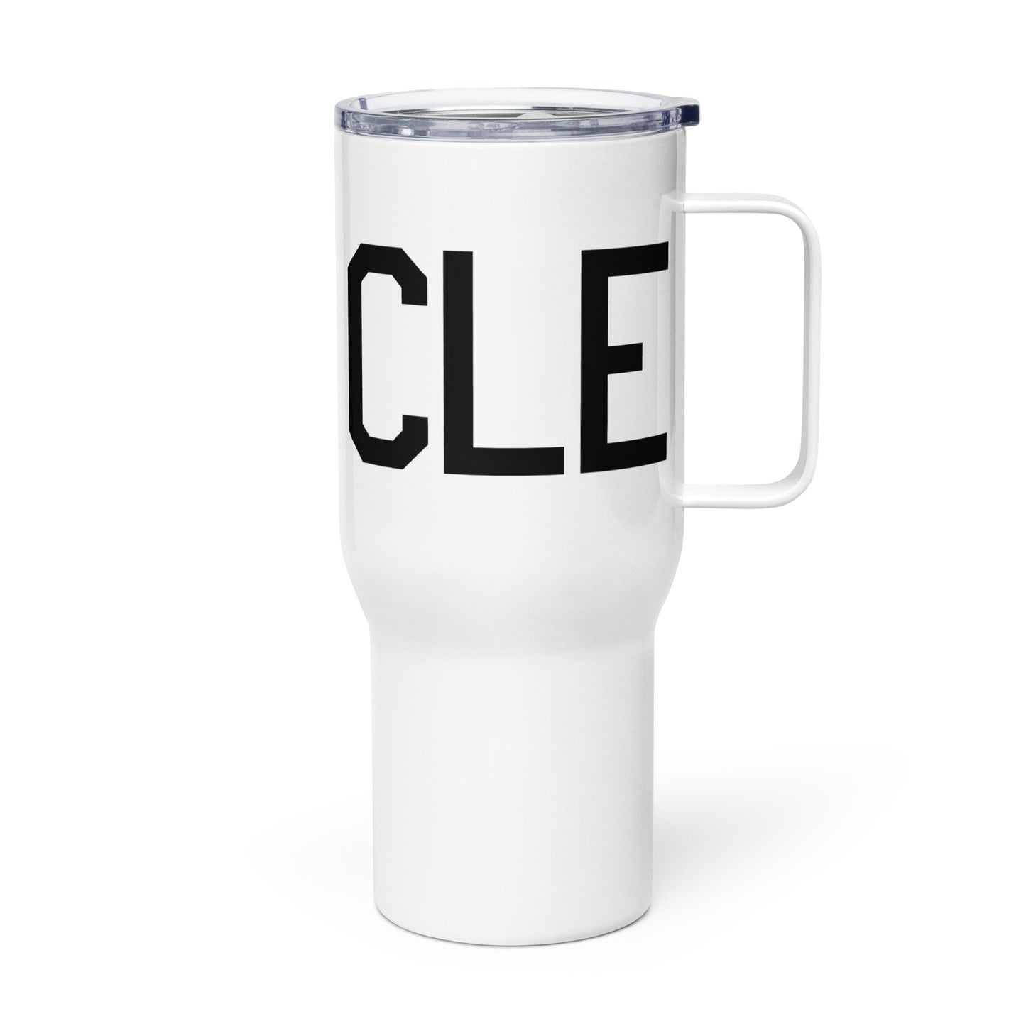 Aviation Gift Travel Mug • CLE Cleveland • YHM Designs - Image 01