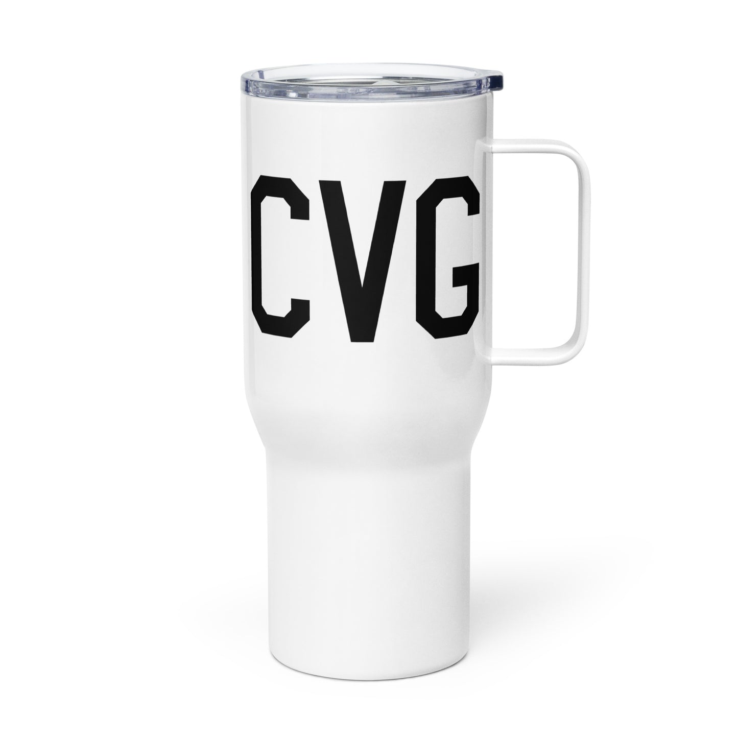 Aviation Gift Travel Mug • CVG Cincinnati • YHM Designs - Image 01