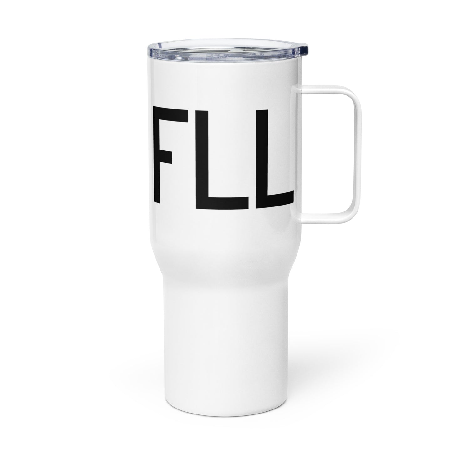 Aviation Gift Travel Mug • FLL Fort Lauderdale • YHM Designs - Image 01
