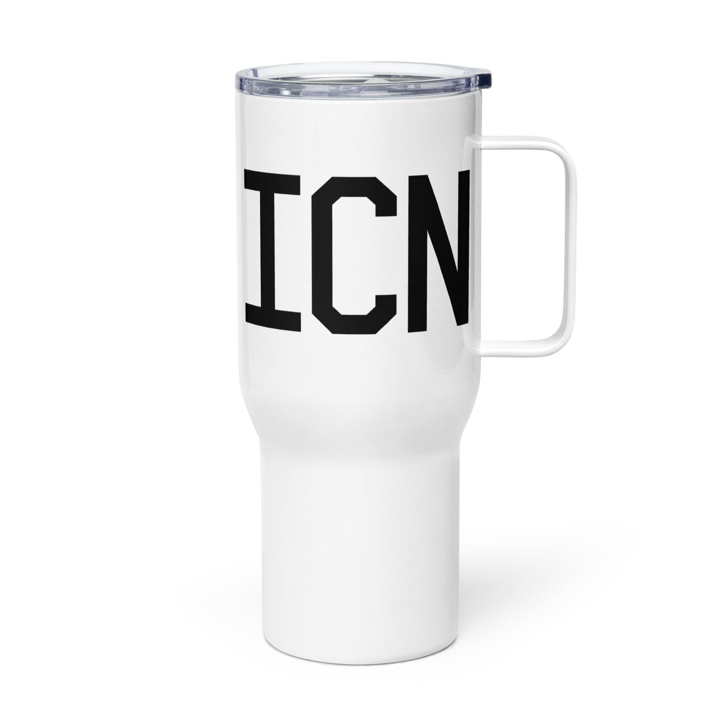 Aviation Gift Travel Mug • ICN Seoul • YHM Designs - Image 01