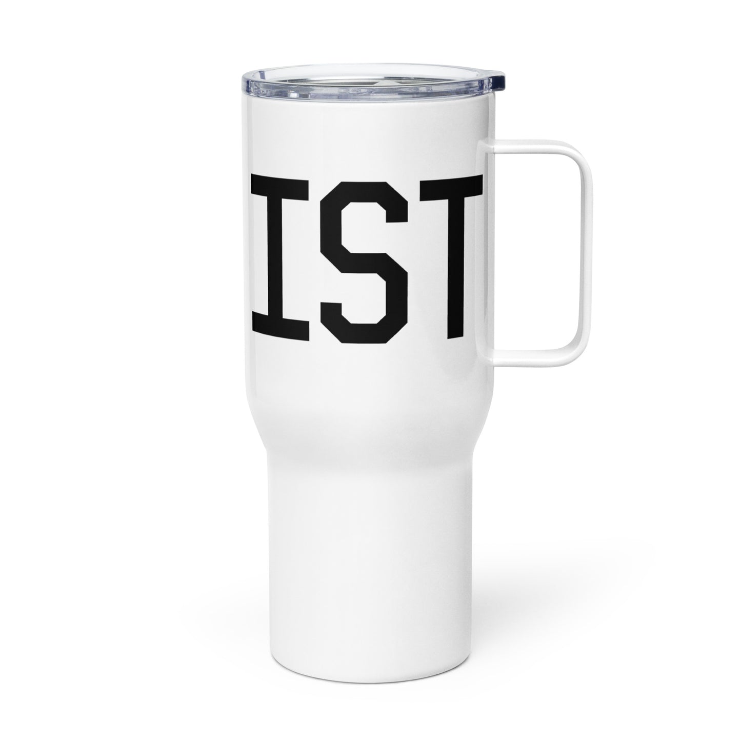 Aviation Gift Travel Mug • IST Istanbul • YHM Designs - Image 01