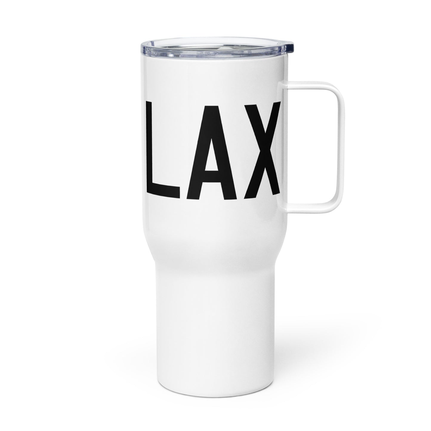Aviation Gift Travel Mug • LAX Los Angeles • YHM Designs - Image 01