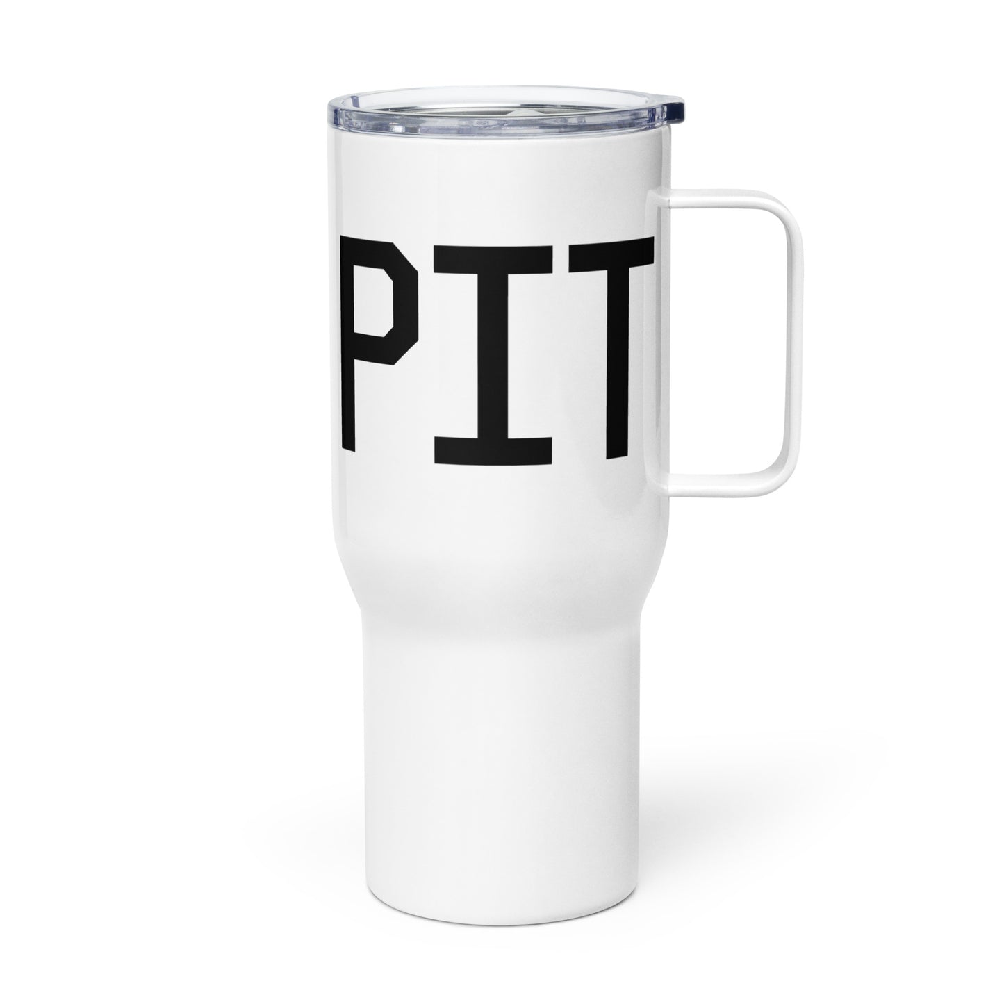 Aviation Gift Travel Mug • PIT Pittsburgh • YHM Designs - Image 01