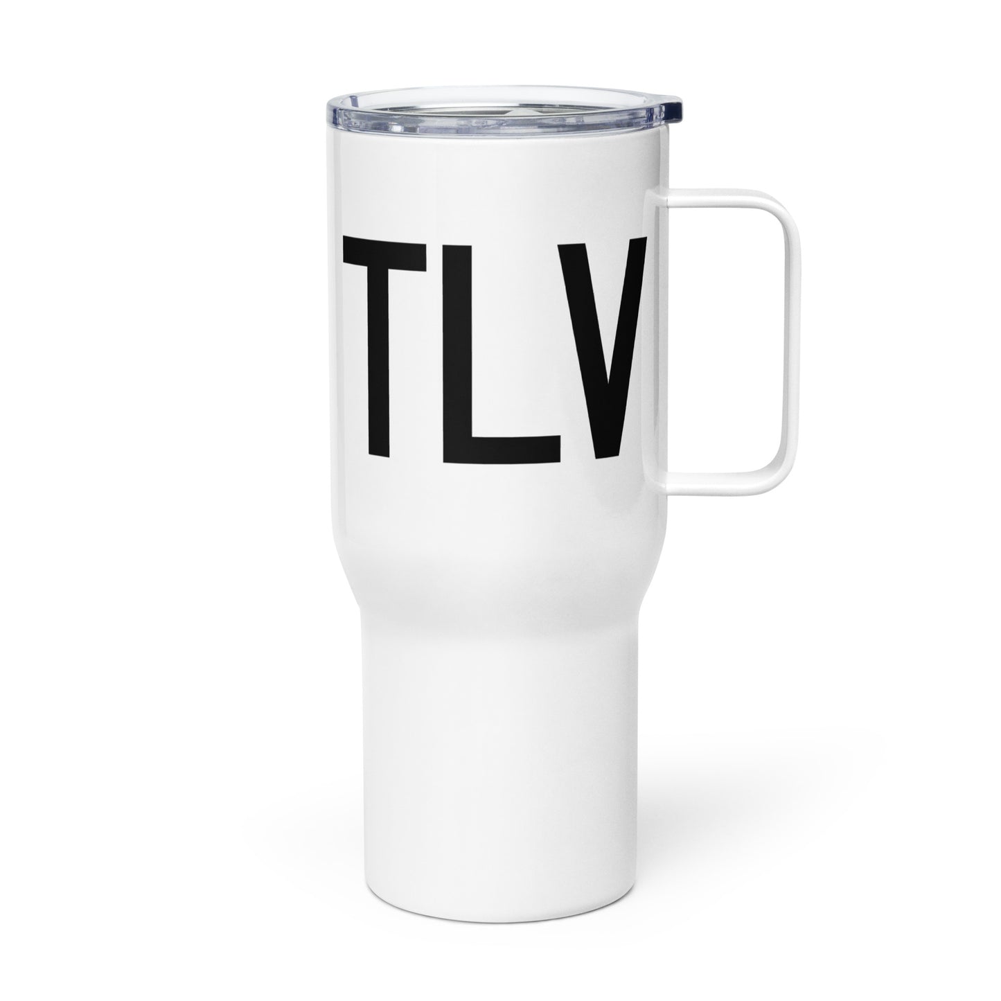 Aviation Gift Travel Mug • TLV Tel Aviv • YHM Designs - Image 01