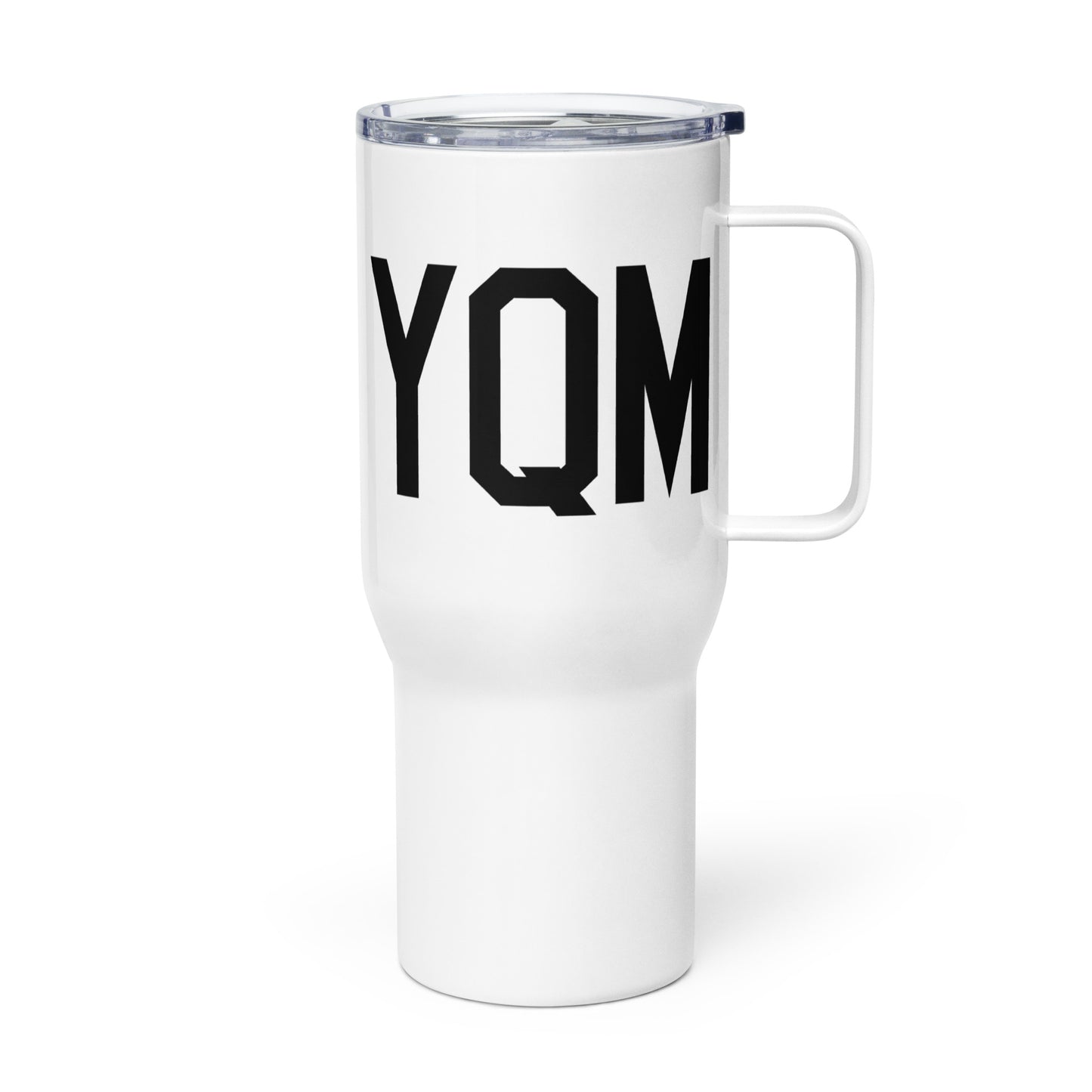 Aviation Gift Travel Mug • YQM Moncton • YHM Designs - Image 01