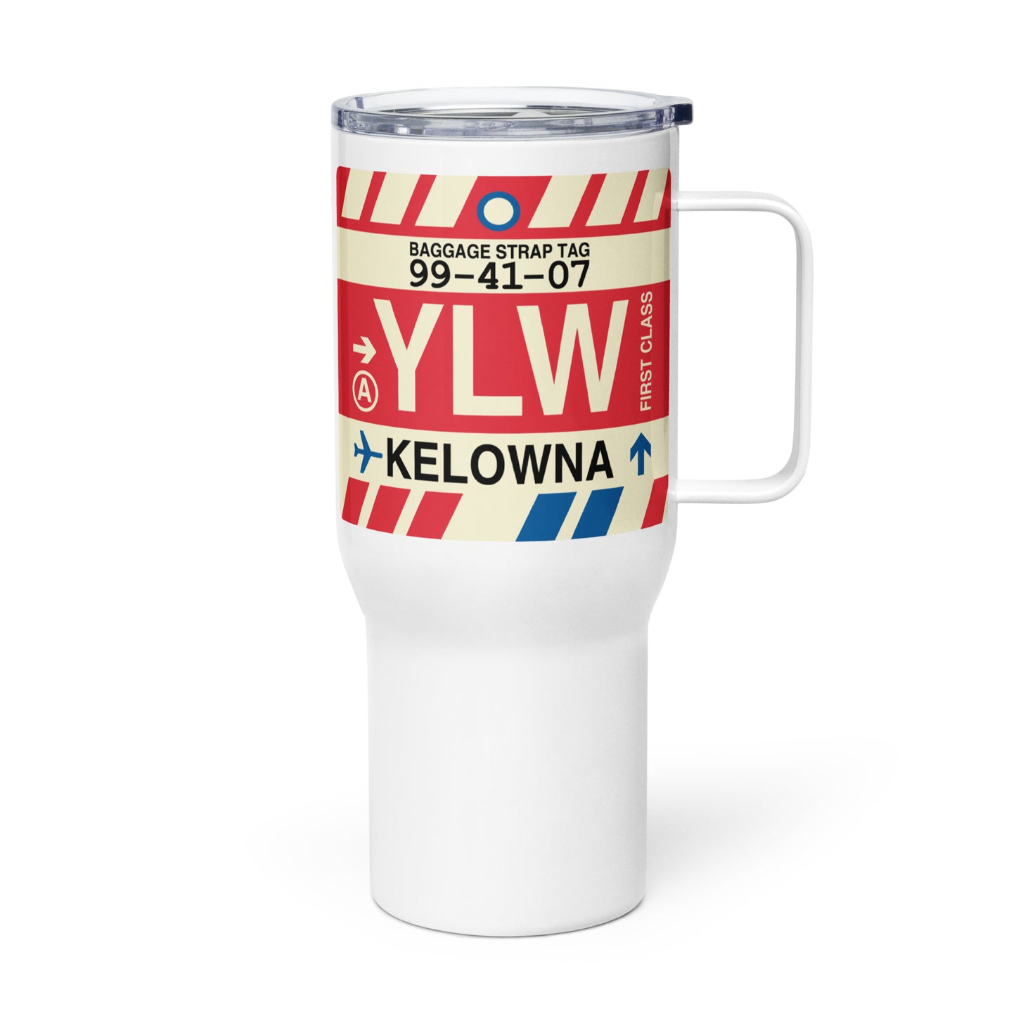 Souvenir Travel Mug • YLW Kelowna • YHM Designs - Image 01