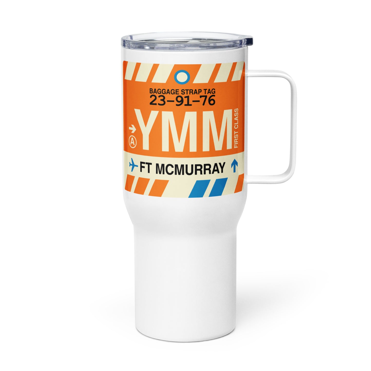 Souvenir Travel Mug • YMM Fort McMurray • YHM Designs - Image 01