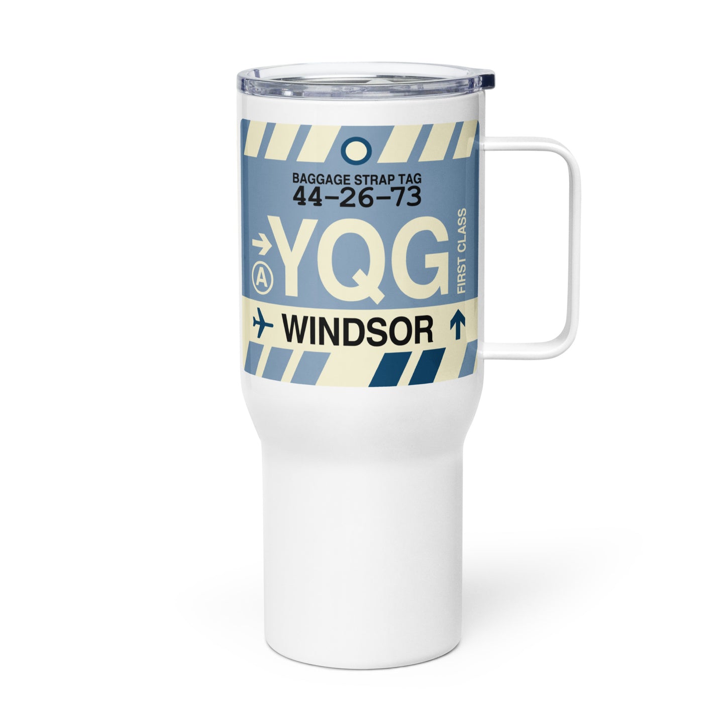 Souvenir Travel Mug • YQG Windsor • YHM Designs - Image 01