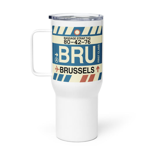 Souvenir Travel Mug • BRU Brussels • YHM Designs - Image 02