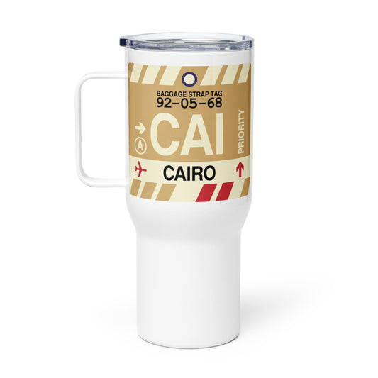 Souvenir Travel Mug • CAI Cairo • YHM Designs - Image 02