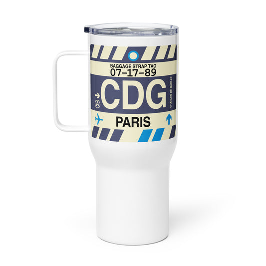 Souvenir Travel Mug • CDG Paris • YHM Designs - Image 02