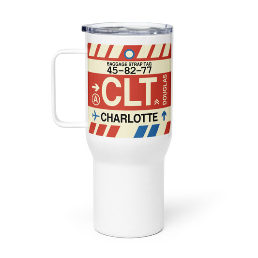 Souvenir Travel Mug • CLT Charlotte • YHM Designs - Image 02