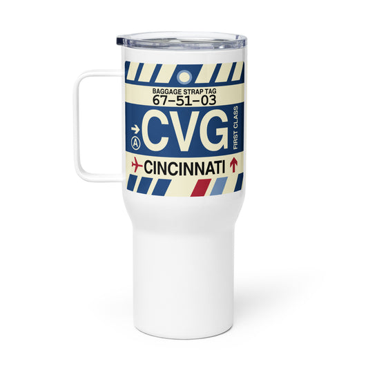 Souvenir Travel Mug • CVG Cincinnati • YHM Designs - Image 02