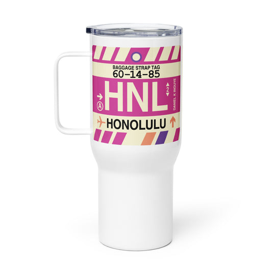 Souvenir Travel Mug • HNL Honolulu • YHM Designs - Image 02