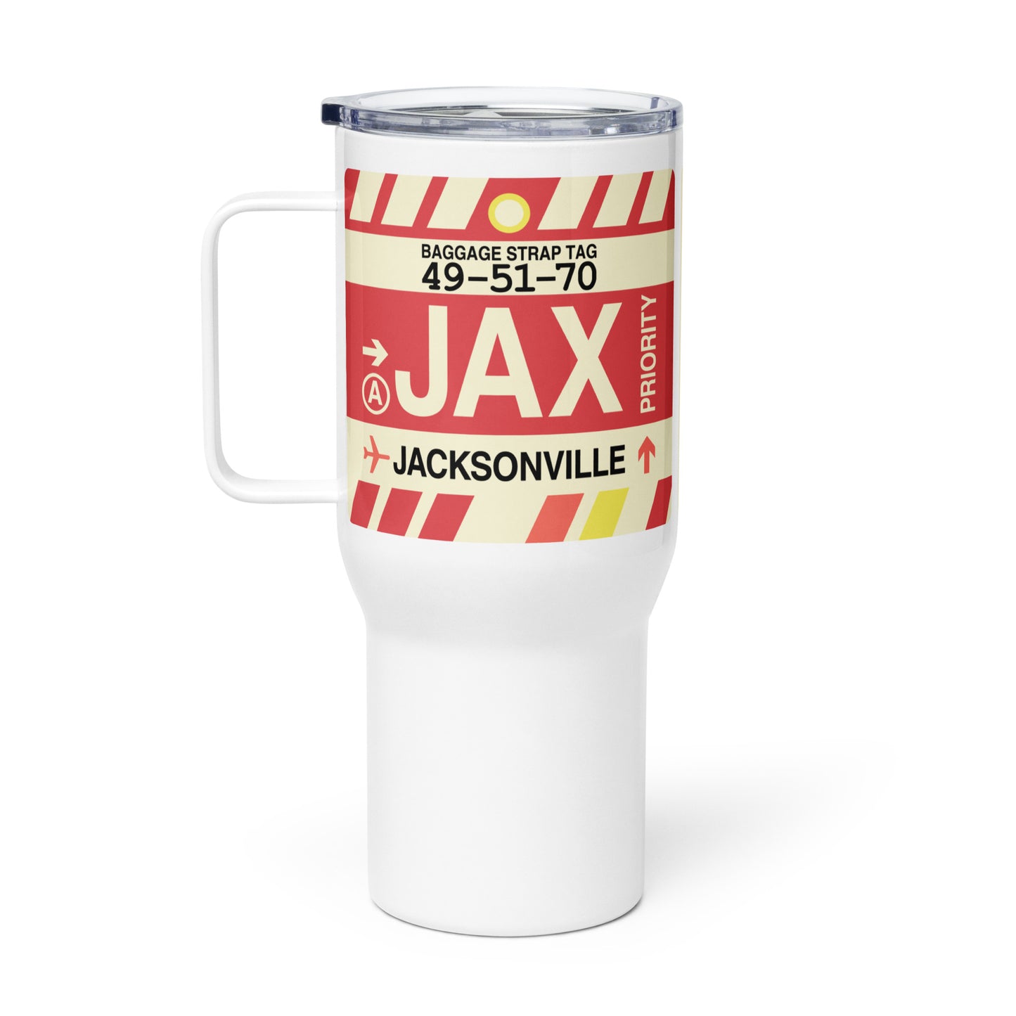 Souvenir Travel Mug • JAX Jacksonville • YHM Designs - Image 02