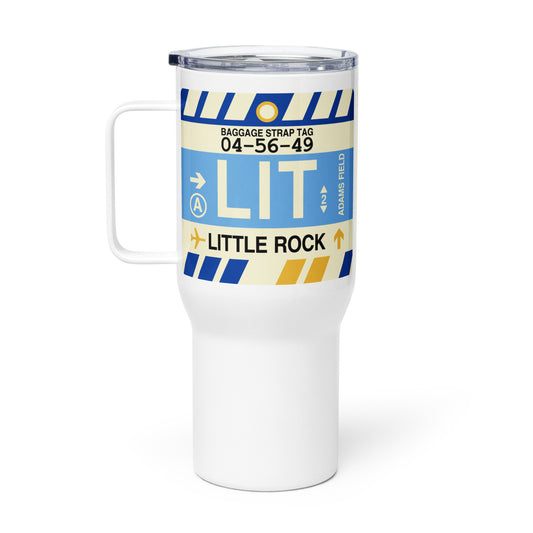 Souvenir Travel Mug • LIT Little Rock • YHM Designs - Image 02