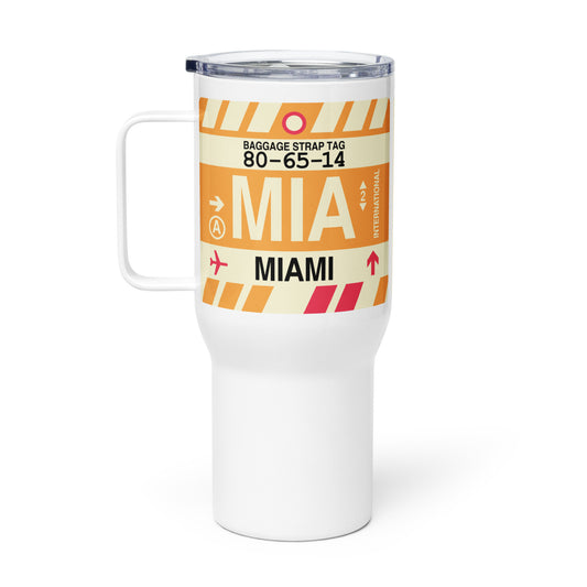 Souvenir Travel Mug • MIA Miami • YHM Designs - Image 02