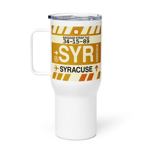 Souvenir Travel Mug • SYR Syracuse • YHM Designs - Image 02