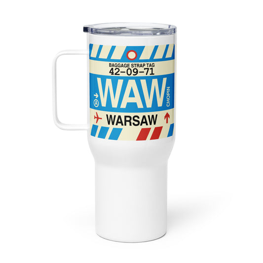 Souvenir Travel Mug • WAW Warsaw • YHM Designs - Image 02