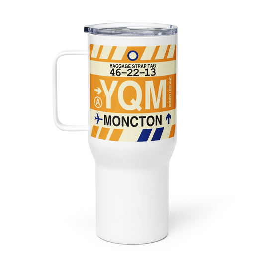 Souvenir Travel Mug • YQM Moncton • YHM Designs - Image 02
