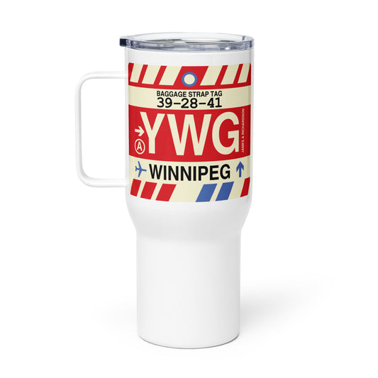 Souvenir Travel Mug • YWG Winnipeg • YHM Designs - Image 02