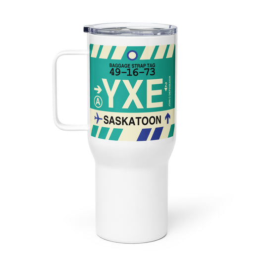 Souvenir Travel Mug • YXE Saskatoon • YHM Designs - Image 02