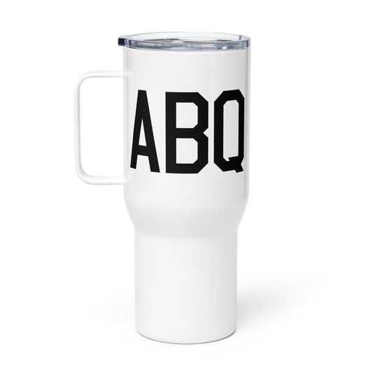 Aviation Gift Travel Mug • ABQ Albuquerque • YHM Designs - Image 02