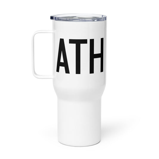 Aviation Gift Travel Mug • ATH Athens • YHM Designs - Image 02