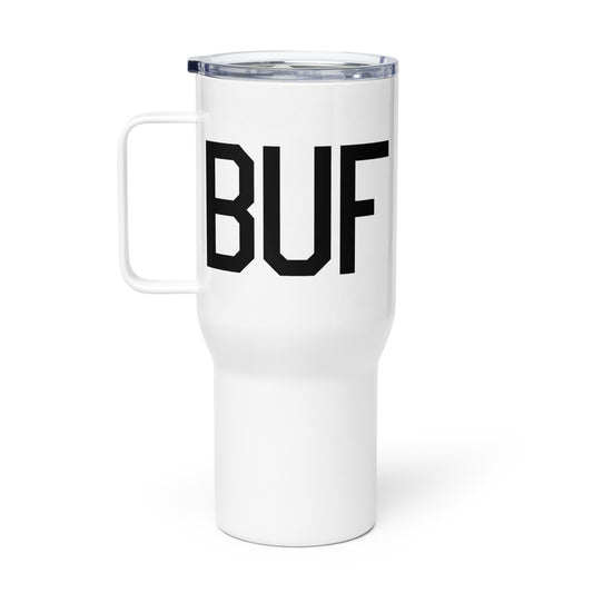 Aviation Gift Travel Mug • BUF Buffalo • YHM Designs - Image 02