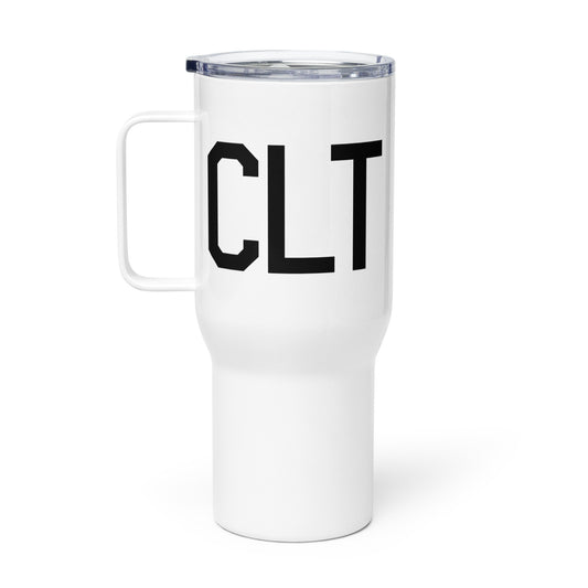 Aviation Gift Travel Mug • CLT Charlotte • YHM Designs - Image 02