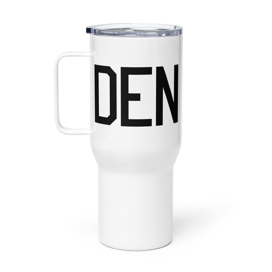 Aviation Gift Travel Mug • DEN Denver • YHM Designs - Image 02