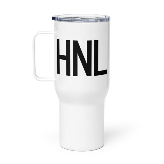 Aviation Gift Travel Mug • HNL Honolulu • YHM Designs - Image 02