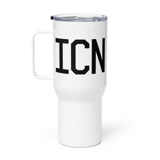 Aviation Gift Travel Mug • ICN Seoul • YHM Designs - Image 02