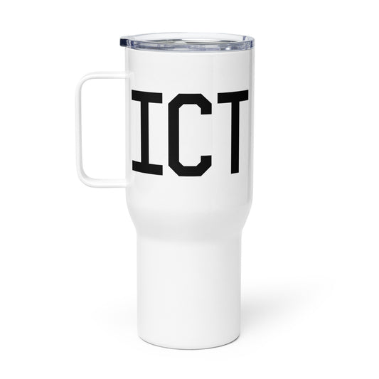 Aviation Gift Travel Mug • ICT Wichita • YHM Designs - Image 02