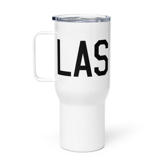 Aviation Gift Travel Mug • LAS Las Vegas • YHM Designs - Image 02