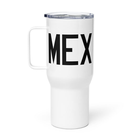 Aviation Gift Travel Mug • MEX Mexico City • YHM Designs - Image 02